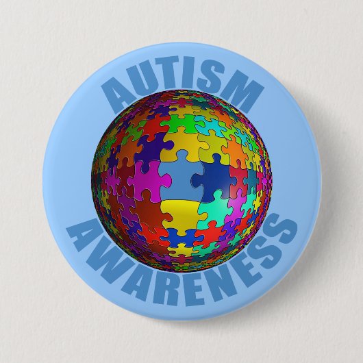 World Autism Awareness Button (Voorkant)
