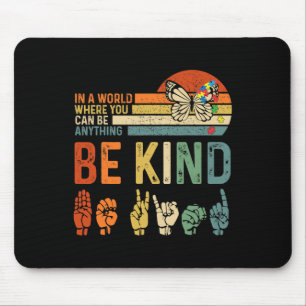 World Autism Awareness Day Hands Signaleert Autism Muismat