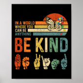 World Autism Awareness Day Hands Signaleert Autism Poster (Voorkant)