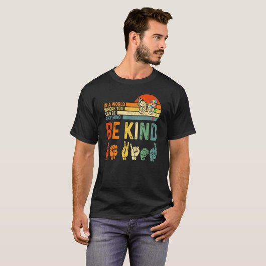 World Autism Awareness Day Hands Signaleert Autism T-shirt (Voorkant volledig)
