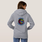 World Autism Awareness Hooded Sweatshirt (Achterkant volledig)