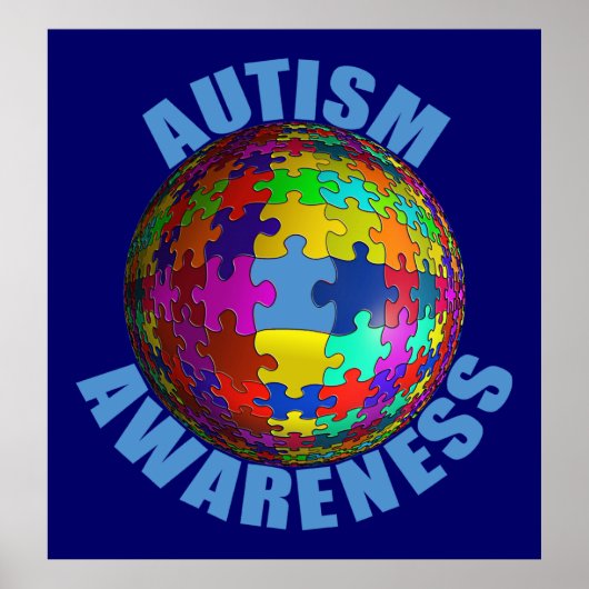 World Autism Awareness Poster (Extra Large) (Voorkant)
