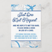 World Awaits Baby shower Boek Aanvraag Kaart (Voorkant)