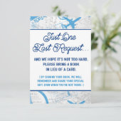 World Awaits Baby shower Boek Aanvraag Kaart (Staand voorkant)