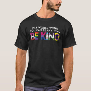 World Be-achtige LGBTQ Pride Flags Lesbian Gay Tra T-shirt