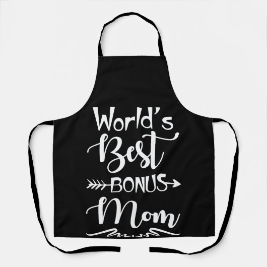 World Best Bonus Mam Ever Cute Stepmama Schort (Voorkant)