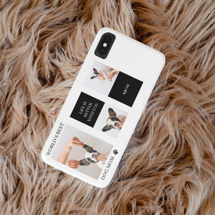 World Best Dog Mam   Collage Dog Foto Case-Mate iPhone Case