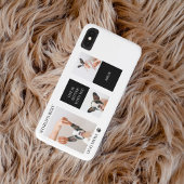 World Best Dog Mam | Collage Dog Foto Case-Mate iPhone Case
