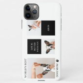 World Best Dog Mam | Collage Dog Foto iPhone Hoesje (Achterkant)