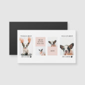 World Best Dog Mam | Foto van collage | Pastel Roz (Voorkant / Achterkant)