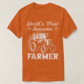 World best farmer  t-shirt (Design voorkant)