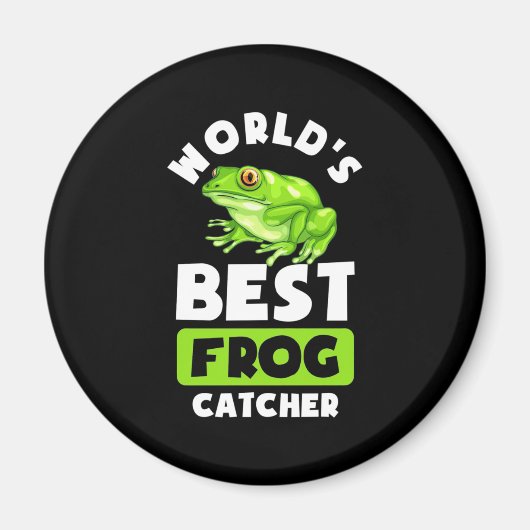 World Best Frog Catcher Magneet (Voorkant)