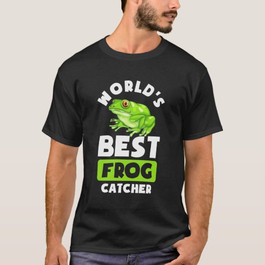 World Best Frog Catcher T-shirt (Voorkant)