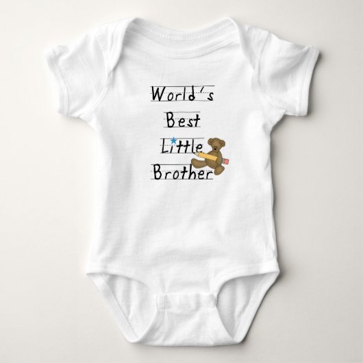 World Best Little Brother Romper (Voorkant)