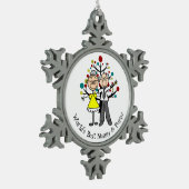 World Best Nanny and Poppy Snowflake Ornament (Links)