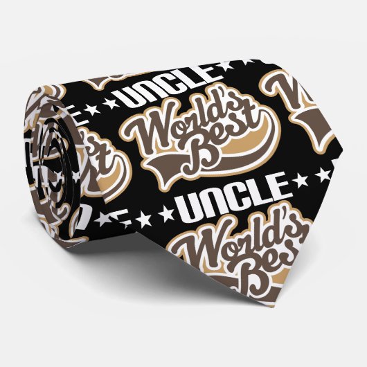 World Best oom Stropdas (Opgerold)