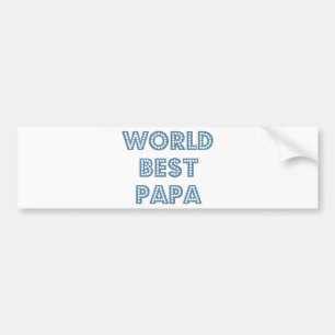 World Best Papa Bumpersticker