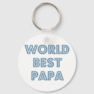 World Best Papa Sleutelhanger