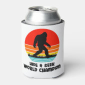 World Big Foot Verbergen en zoeken Blikjeskoeler (Blikje Voorkant)