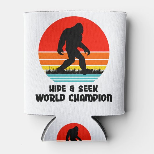 World Big Foot Verbergen en zoeken Blikjeskoeler (Voorkant)