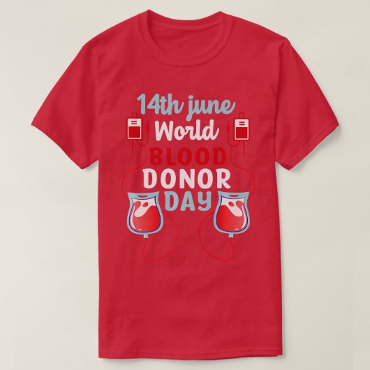 World Blood Donor Day T-shirt (Design voorkant)