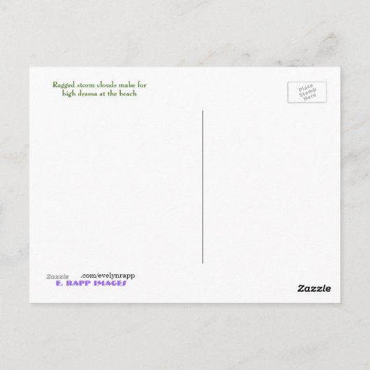 World Blue Yonder Briefkaart (Achterkant)