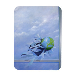 World Breaking Glass Magneet