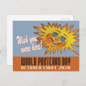 World Briefkaart Day Wish You Were Here Sun (Voorkant / Achterkant)