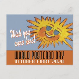 World Briefkaart Day Wish You Were Here Sun