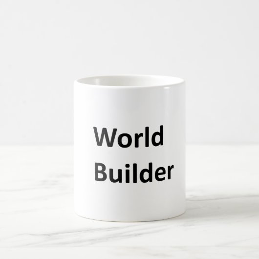 "World Builder"-Mok voor schrijver Koffiemok (Center)