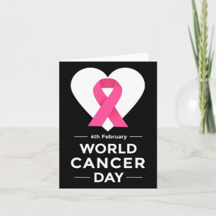World Cancer Day Awareness 4 februari Awarenes Kaart