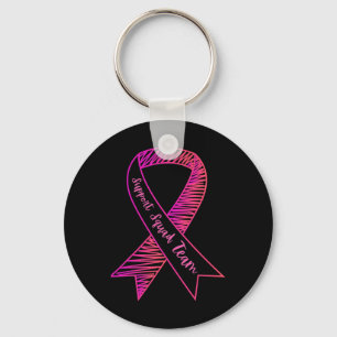 World Cancer Day Support Squad Team borstkanker Sleutelhanger