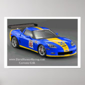 World Challenge C6 Z06 Corvette Poster (Voorkant)