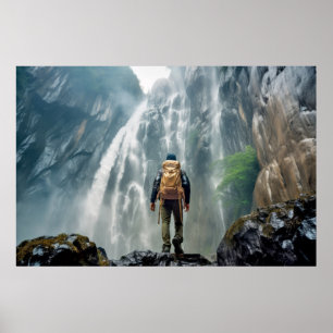 World Challenge Outdoors Adventure Ontdek Natuur Poster