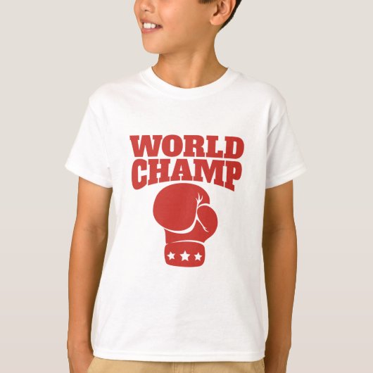 World Champ Boxing T-shirt (Voorkant)