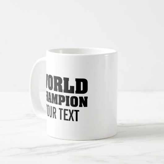 World Champion Coffee-Mok Koffiemok (Voorkant links)