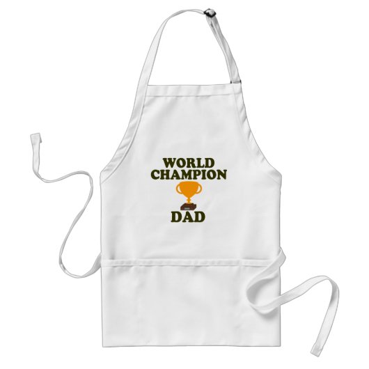 World Champion Dad Apron Standaard Schort (Voorkant)