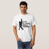 World Champion Funny bigfoot T-shirt (Voorkant volledig)
