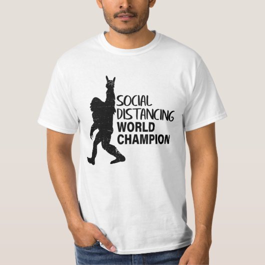 World Champion Funny bigfoot T-shirt (Voorkant)