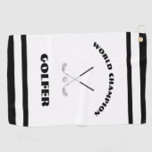 World Champion Golfer Golfhanddoek (Horizontaal)