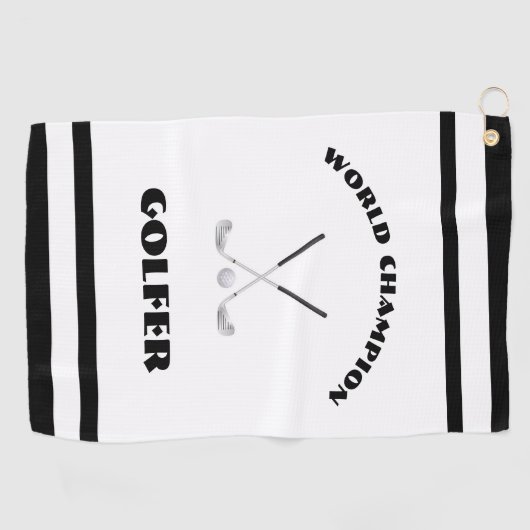 World Champion Golfer Golfhanddoek (Horizontaal)