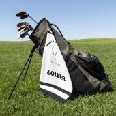 World Champion Golfer Golfhanddoek (Groen)