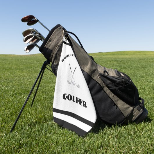 World Champion Golfer Golfhanddoek (Groen)