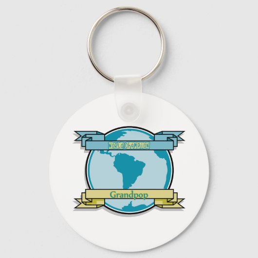 World Champion Grandpop Sleutelhanger (Voorkant)