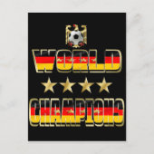 World Champions Germany vlag 2014 Briefkaart (Voorkant)