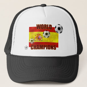 World Champions Spain flag voetbal 2010 Trucker Pet