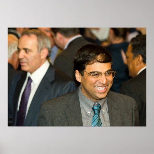 World Chess Champion Vishy Anand Poster (Voorkant)