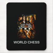 WORLD CHESS, MOUSEPAD MUISMAT (Voorkant)