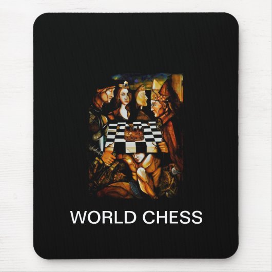 WORLD CHESS, MOUSEPAD MUISMAT (Voorkant)