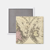 World, christendiagram magneet (Voorkant / Achterkant)